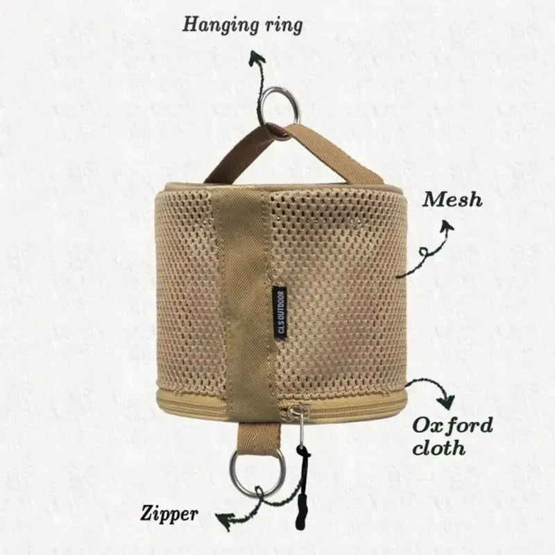 TrailMate Portable Toilet Paper Holder for Outdoor Camping, Compact and Practical