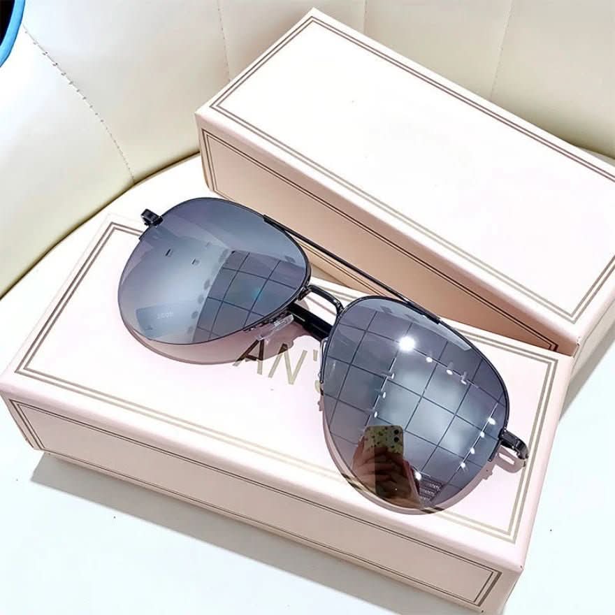 Occhiali da Sole LumenFlight Pilot con Gradiente di Colore e Protezione UV400 per Uomo