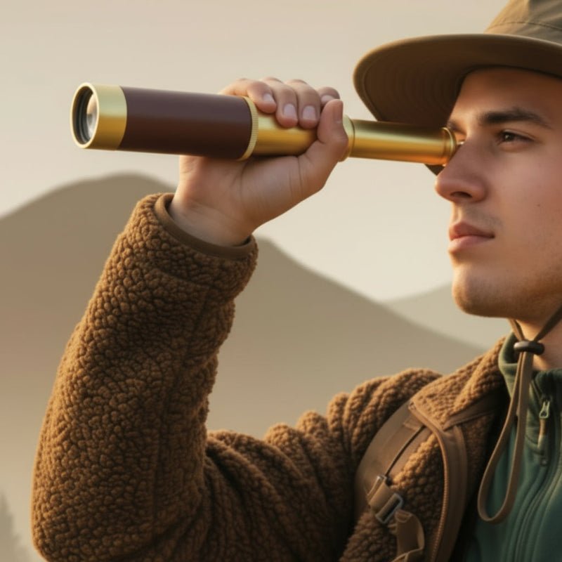 AstraGlide Compact Aluminum Alloy Telescope for Travel and Adventure