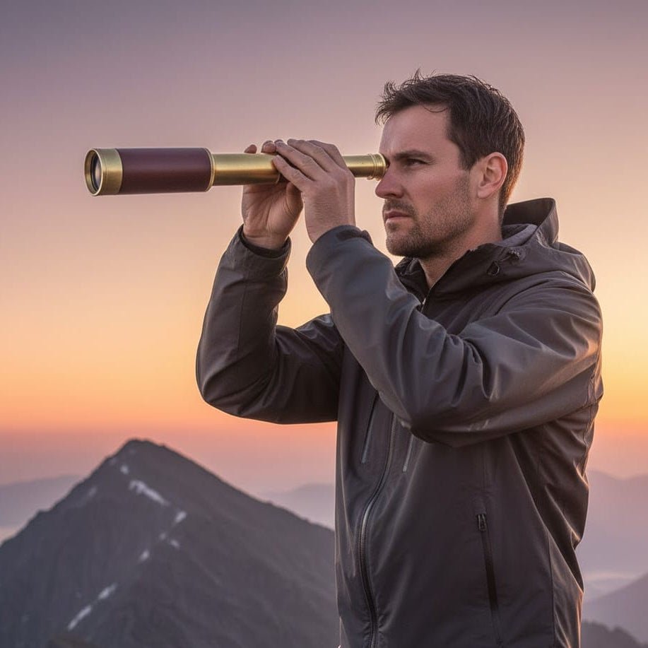 AstraGlide Compact Aluminum Alloy Telescope for Travel and Adventure