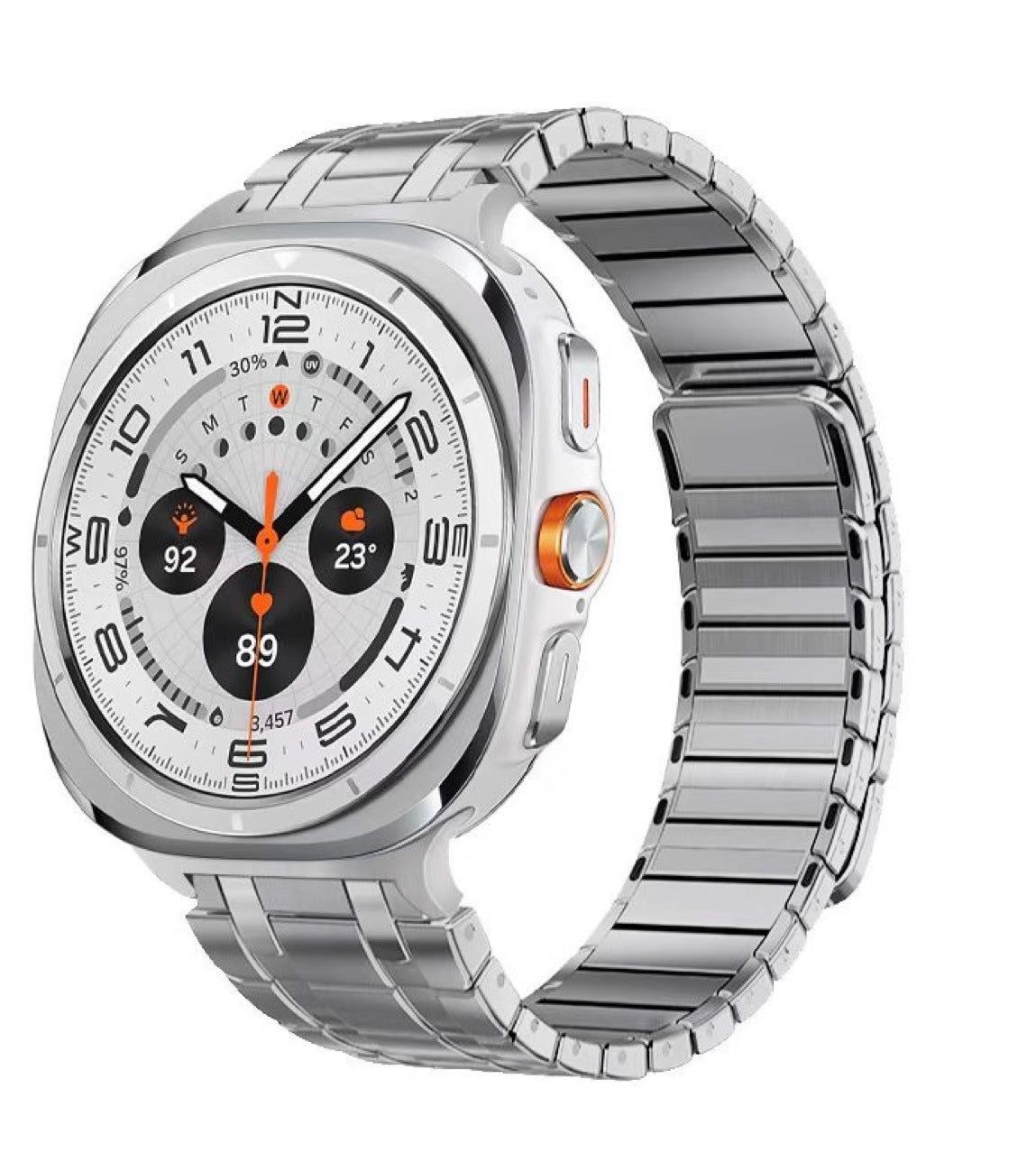AP Frostet Rustfrit Stål Magnetisk Rem til Samsung Watch 7 Ultra | Fervei