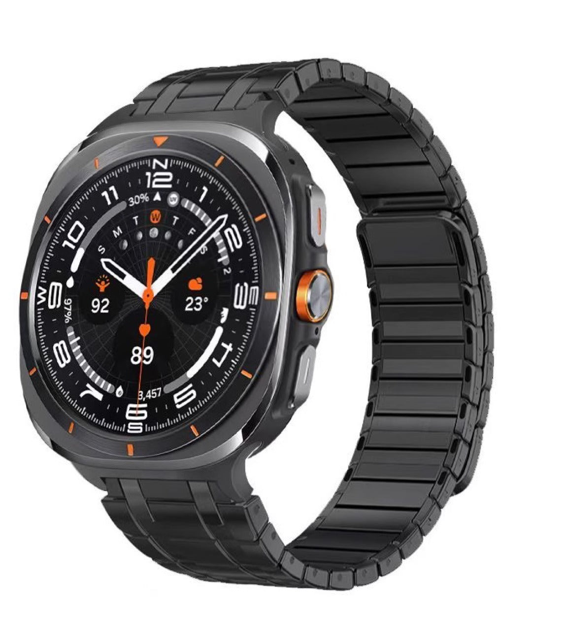 AP Frostet Rustfrit Stål Magnetisk Rem til Samsung Watch 7 Ultra | Fervei