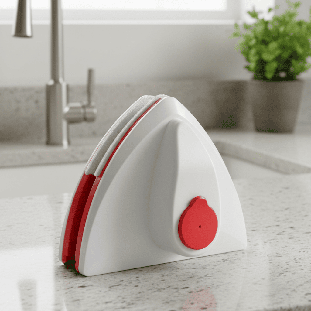AquaGlide Magnetic Double-Sided Glass Cleaner With Water Filling Chamber