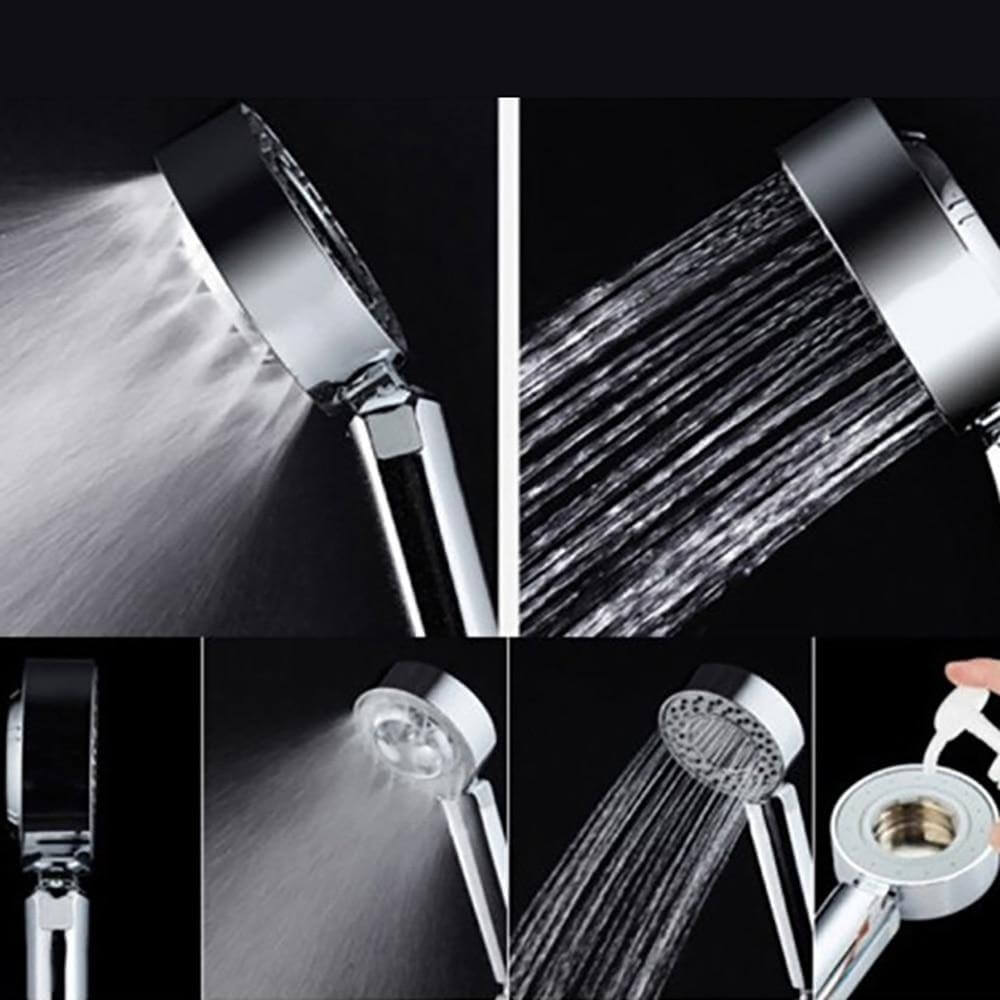 NovaFlow Double-Sided High-Pressure Shower Head With Integrated Soap Dispenser