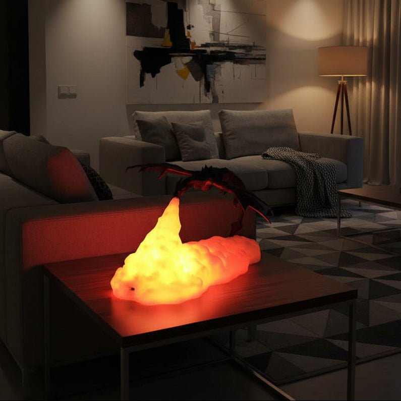 DrakenGlow Drachen-LED-Lampe für stimmungsvolles Umgebungslicht