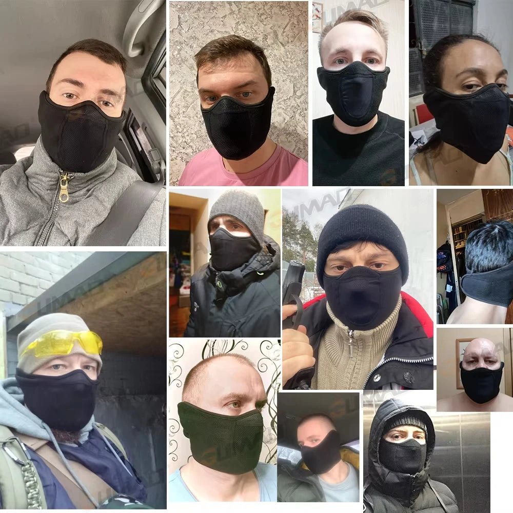 FrostGuard Windproof Fleece Face Mask for Outdoor Activities