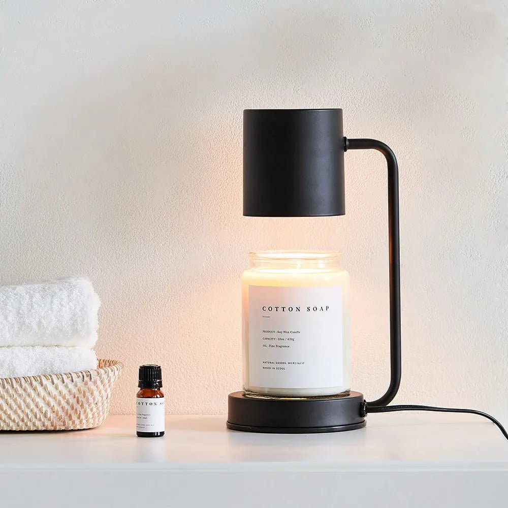 CalmGlow Ceramic Scent Lamp for Essential Oils and Cozy Ambiance