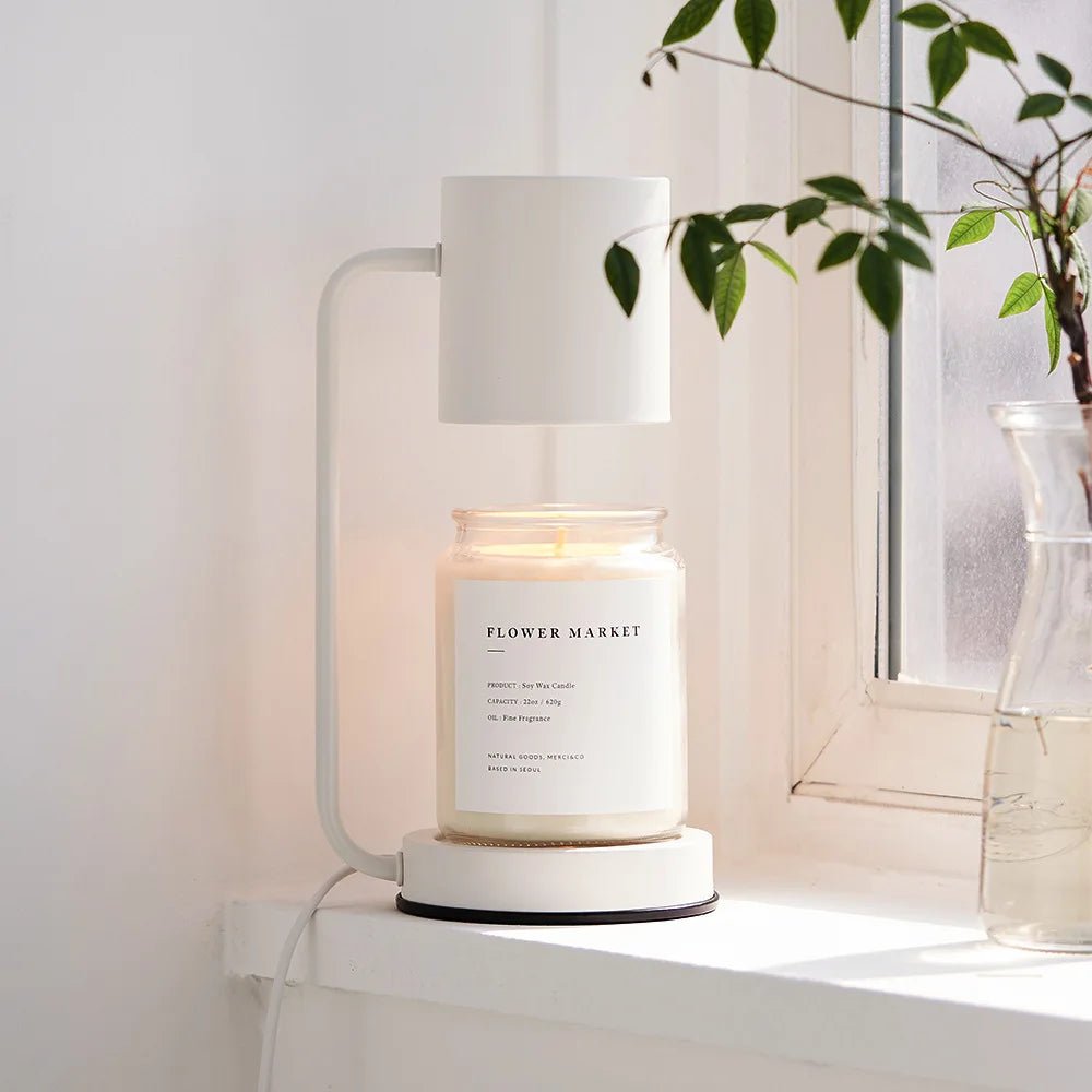 CalmGlow Ceramic Scent Lamp for Essential Oils and Cozy Ambiance