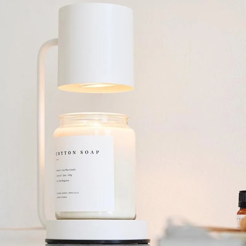CalmGlow Ceramic Scent Lamp for Essential Oils and Cozy Ambiance