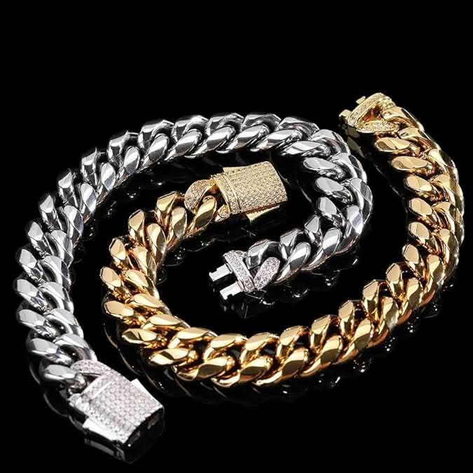 Aurelian 18K vergoldetes Sterling-Silber Cuban-Armband