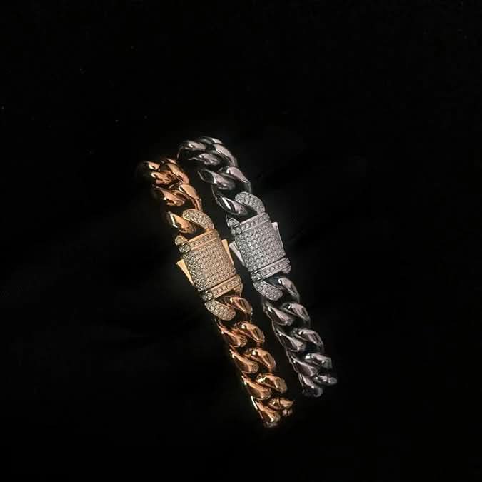 Aurelian 18K vergoldetes Sterling-Silber Cuban-Armband