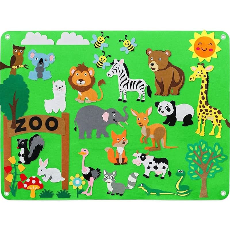 FeltCraft Playboard: Creative Tactile Game for Children to Spark Imagination