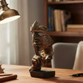 Elara Abstract Golden Sculpture In Nordic Design For Home Decor