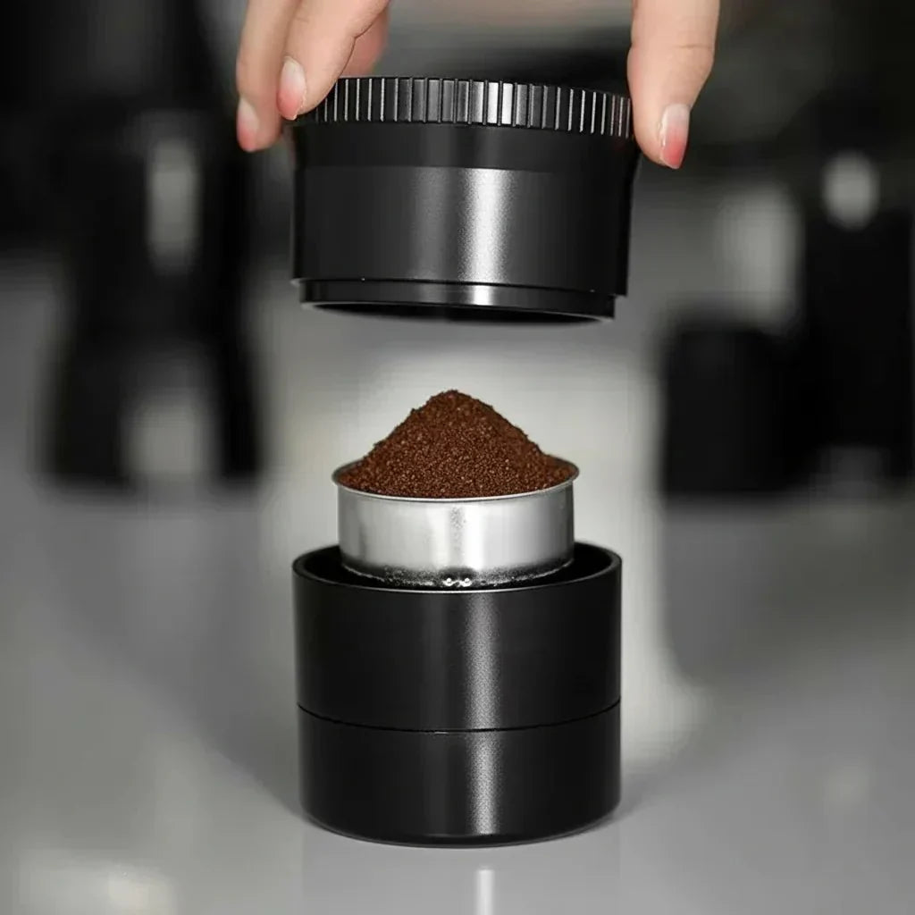 Nivelador Ground Flow para Distribución de Café con Altura Ajustable para Extracción Uniforme