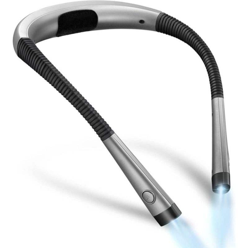 Lâmpada de leitura LED recarregável ajustável com modos de iluminação que protegem os olhos