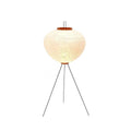 Akari Mulberry papir gulvlampe i metal, japansk stil til stuer
