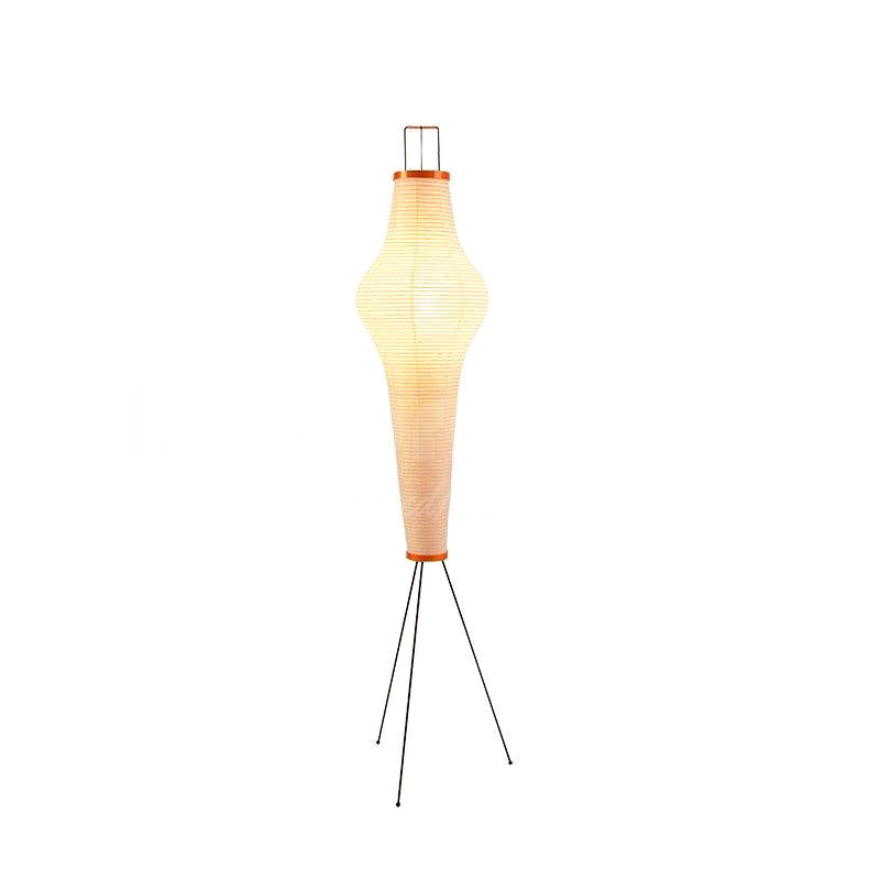 Akari Mulberry papir gulvlampe i metal, japansk stil til stuer