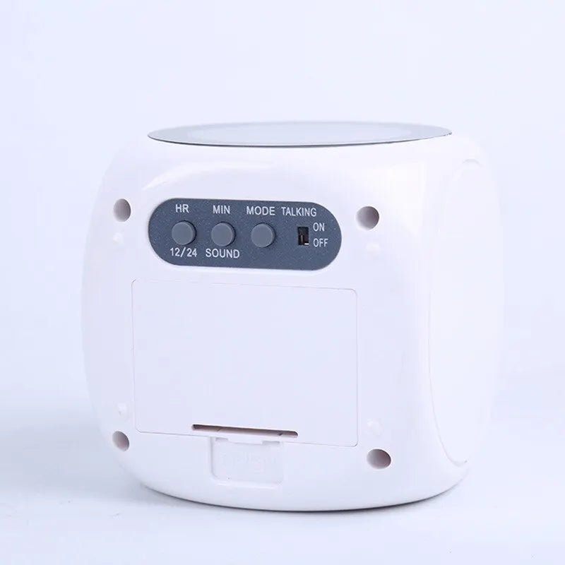 Luxoria Clear Time Projection Alarm Clock For Relaxed Mornings