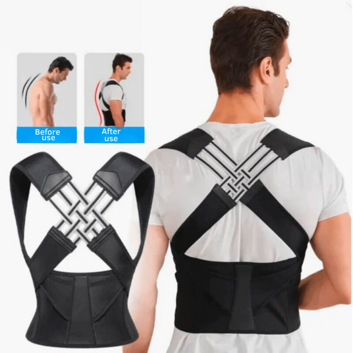 AeroAlign Ergonomic Posture Corrector for Back and Shoulders