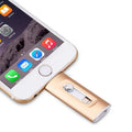 3-in-1 USB Stick Metal 6.6x2cm Lightning USB-C USB 3.0 iPhone Android Mac PC 256GB 2TB Photo Video Storage Keychain