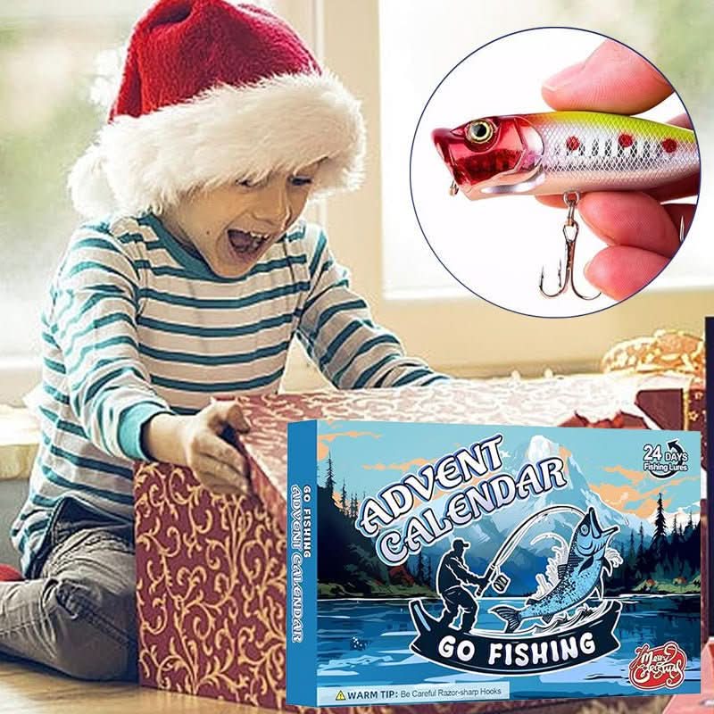 Angler Advent: 24-Day Christmas 2025 Countdown Fishing Tackle Calendar