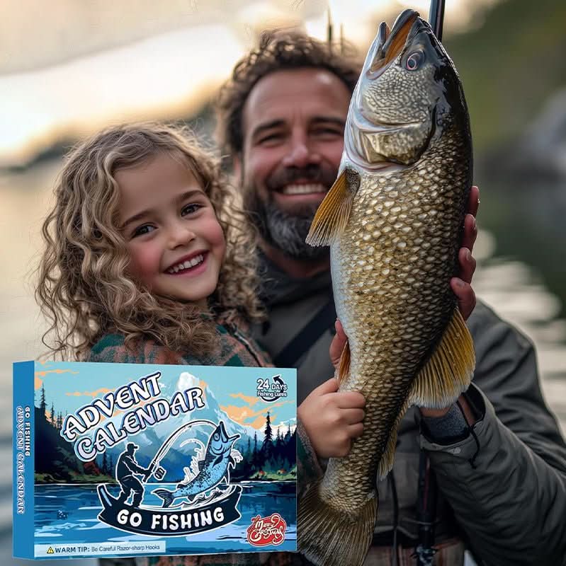 Angler Advent: 24-Day Christmas 2025 Countdown Fishing Tackle Calendar