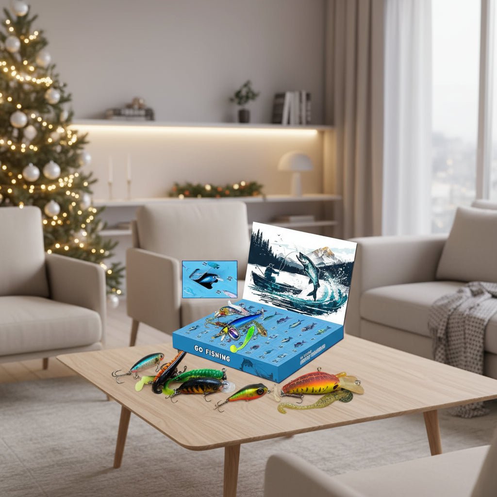 Angler Advent: 24-Day Christmas 2025 Countdown Fishing Tackle Calendar