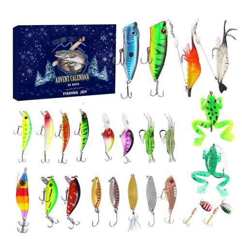 Angler Advent: 24-Day Christmas 2025 Countdown Fishing Tackle Calendar