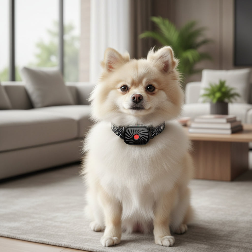 CalmPaw Mini Gentle Anti Bark Collar With Sound And Vibration For Small Dogs