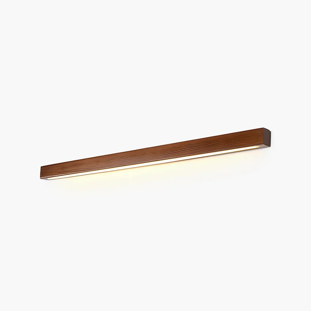 Nástěnné dřevěné světlo Arlo Linear pro chodbu | Fervei