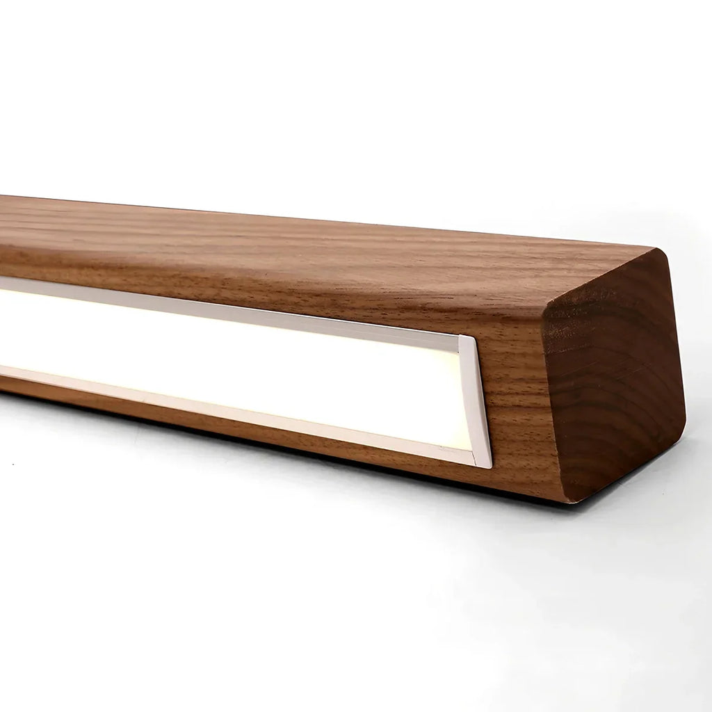 Nástěnné dřevěné světlo Arlo Linear pro chodbu | Fervei