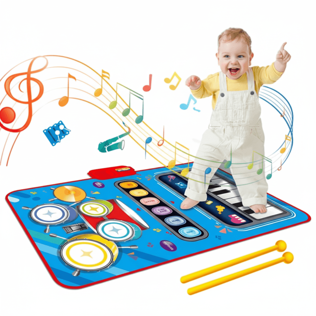 Rhythm Play Interactive Music Mat With Five Instruments