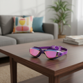 AquaGlide Anti-Fog Swimming Goggles For Optimal Vision And Comfort