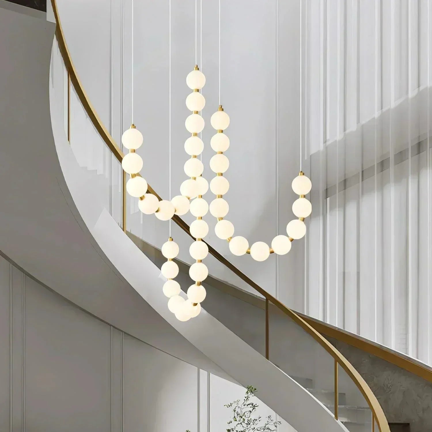 EclatLuxe Lysekrone Halskæde Elegant Udseende Til Moderne Hjemmebelysning