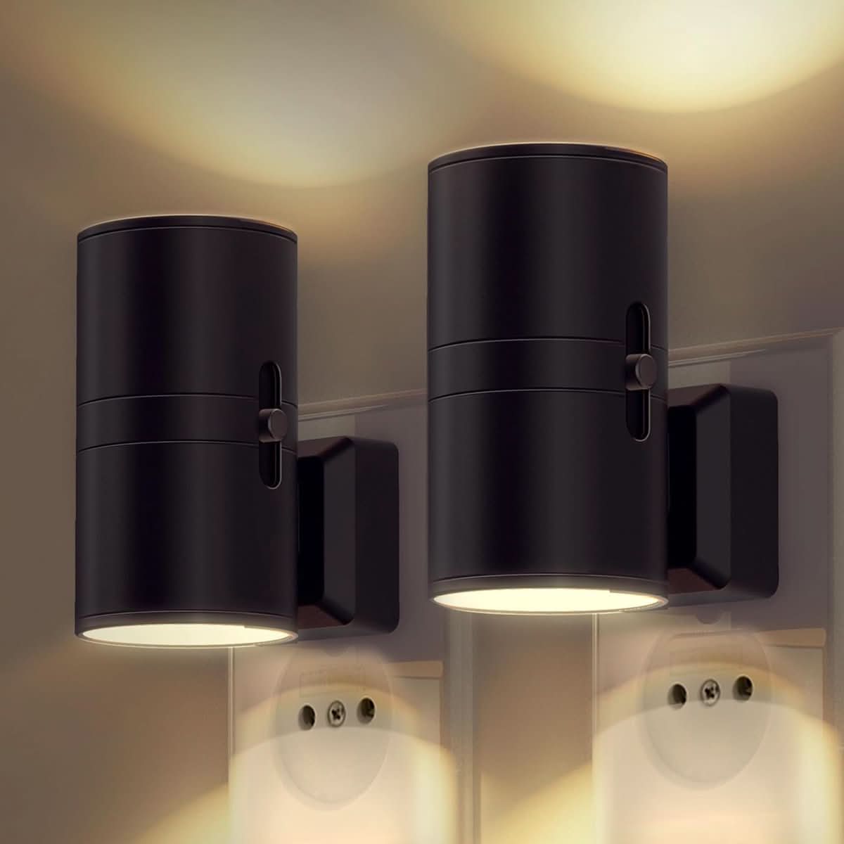 LumaGlow Night Light With Dimmable LED And Day Night Sensor