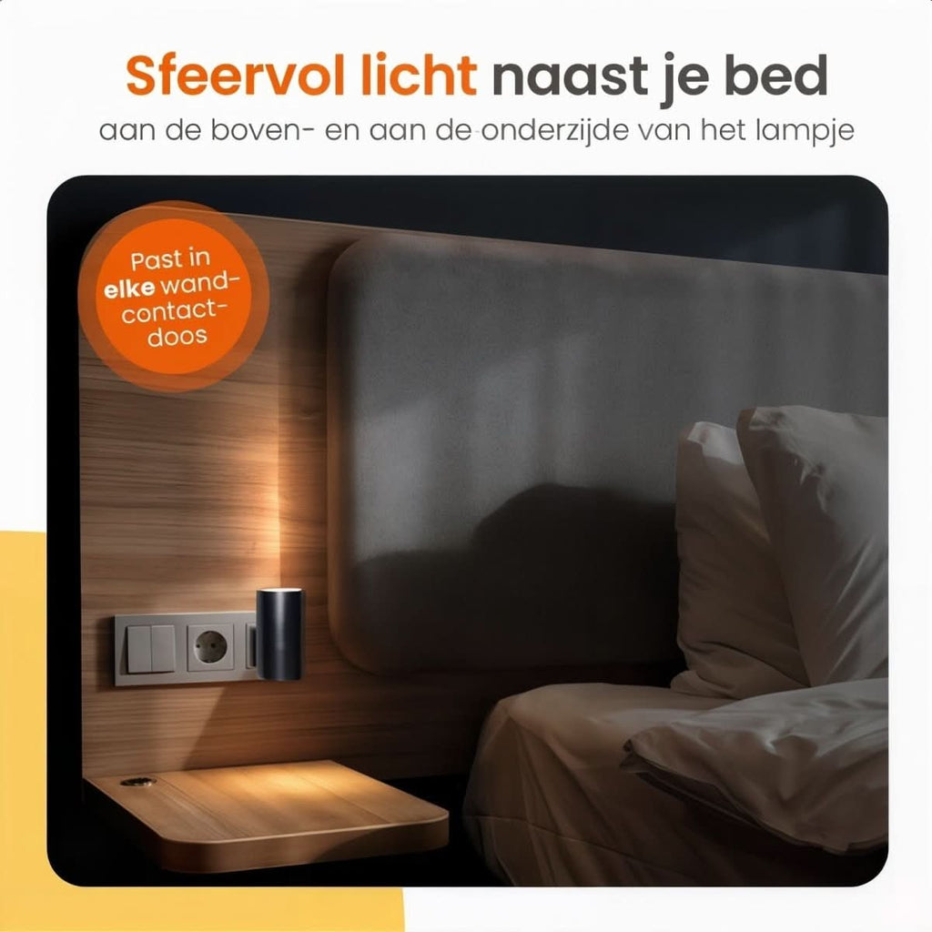 LumaGlow Night Light With Dimmable LED And Day Night Sensor