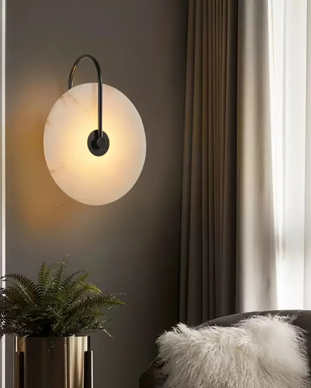 Lampa ścienna Lumenia Marble Glow do nowoczesnych wnętrz