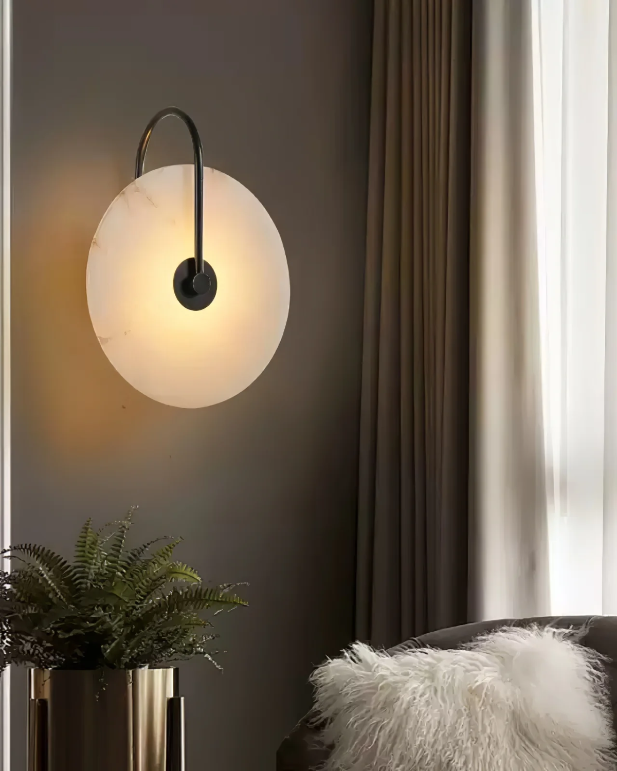 Lampa ścienna Lumenia Marble Glow do nowoczesnych wnętrz