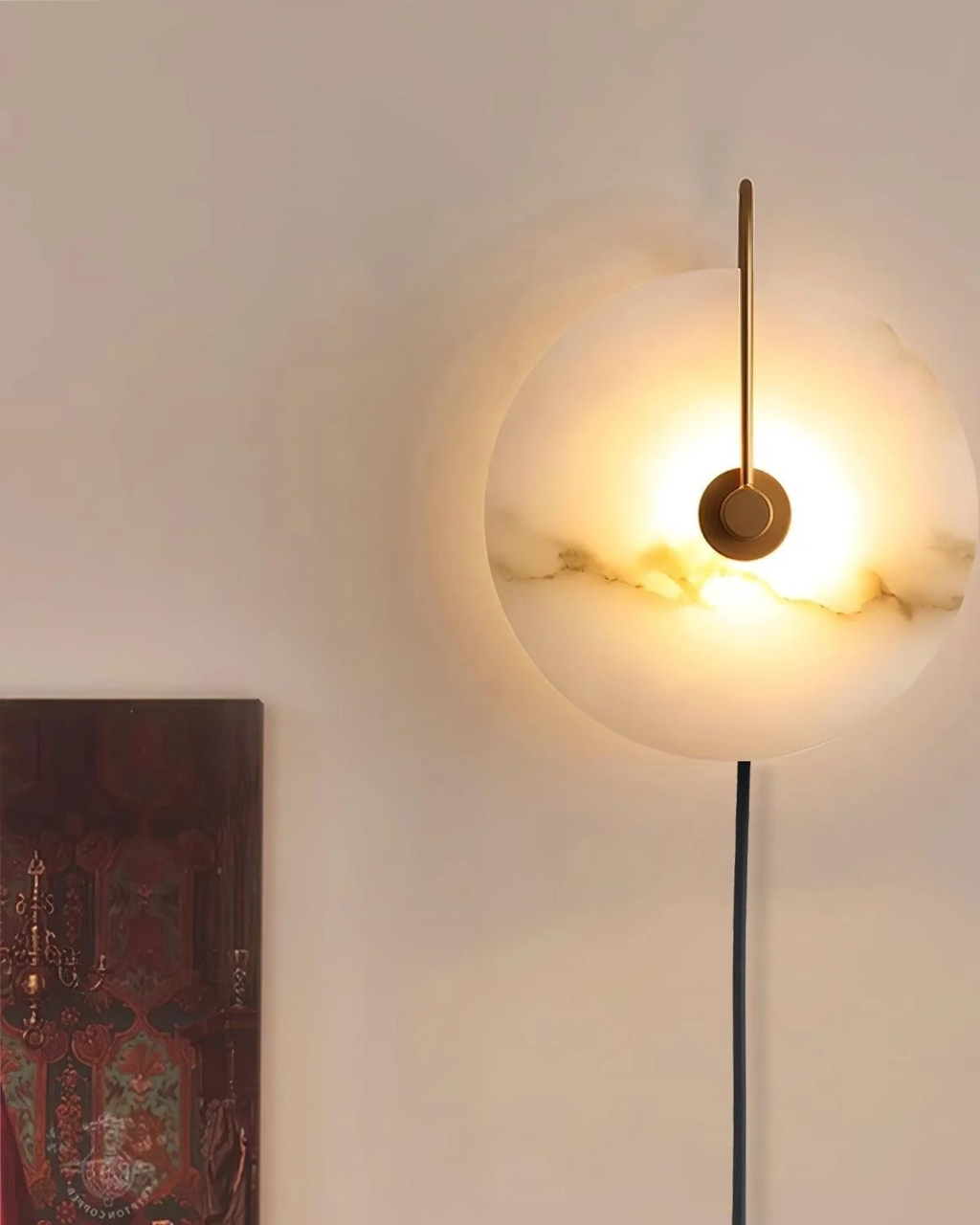 Lampa ścienna Lumenia Marble Glow do nowoczesnych wnętrz