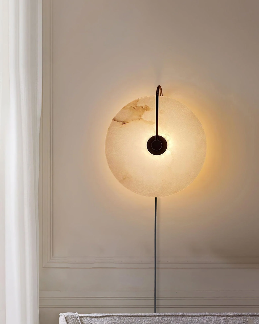 Lampa ścienna Lumenia Marble Glow do nowoczesnych wnętrz
