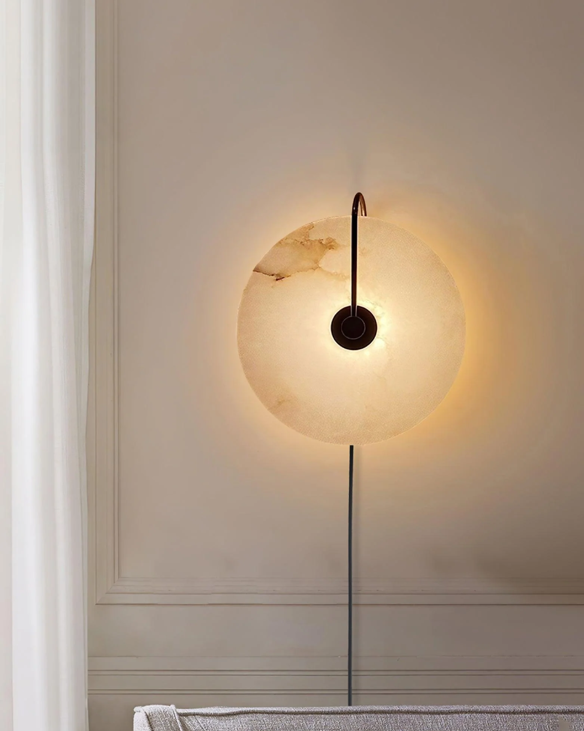 Lampa ścienna Lumenia Marble Glow do nowoczesnych wnętrz