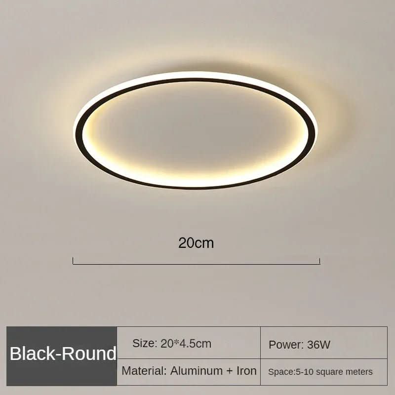 Nordic Aura LED Ceiling Light For Warm Glare Reduced Living Ambience