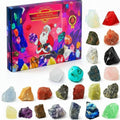 Gleamstone Advent Gem Calendar 2025 - 24 Natural Gemstones For Christmas Countdown