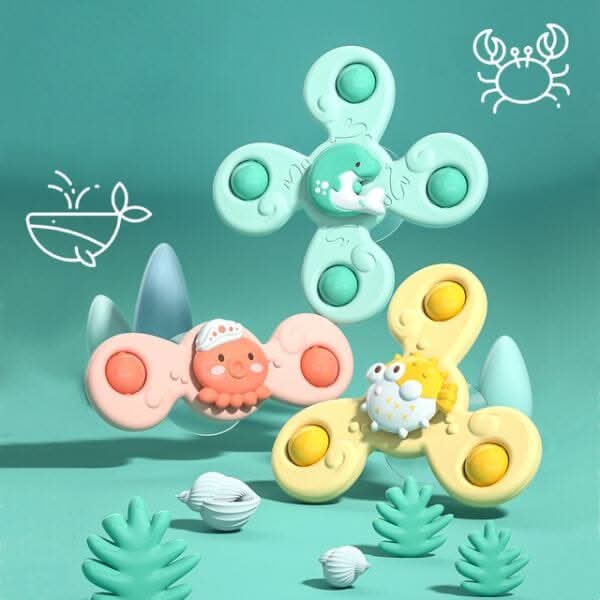 SpinCube Baby Spinner Toy for Developing Motor Skills and Senses