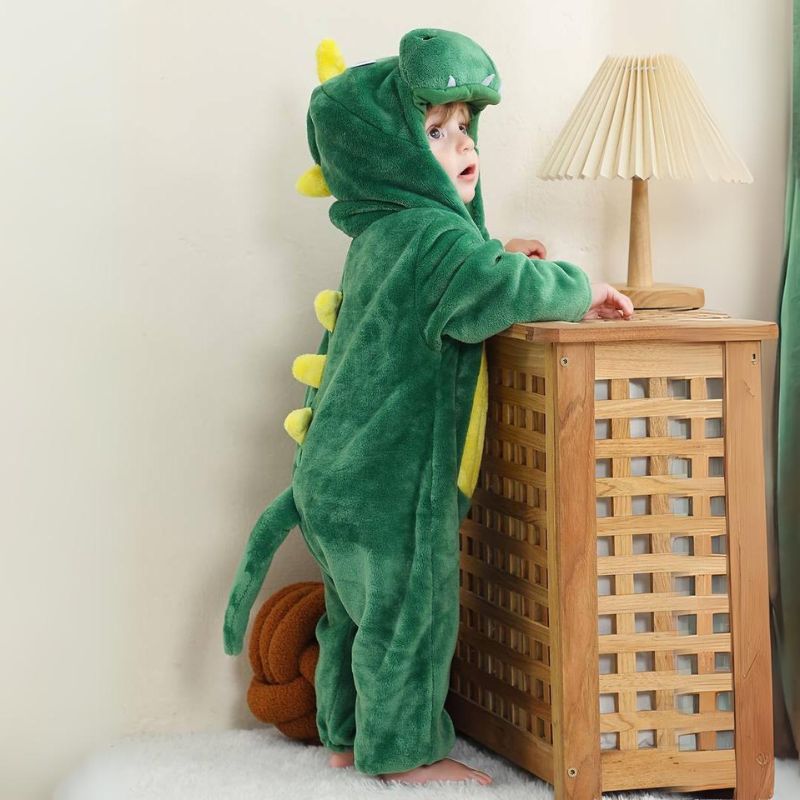 CuddleSprout Animal Baby Overall With Fluffy Comfort And Zipper Access