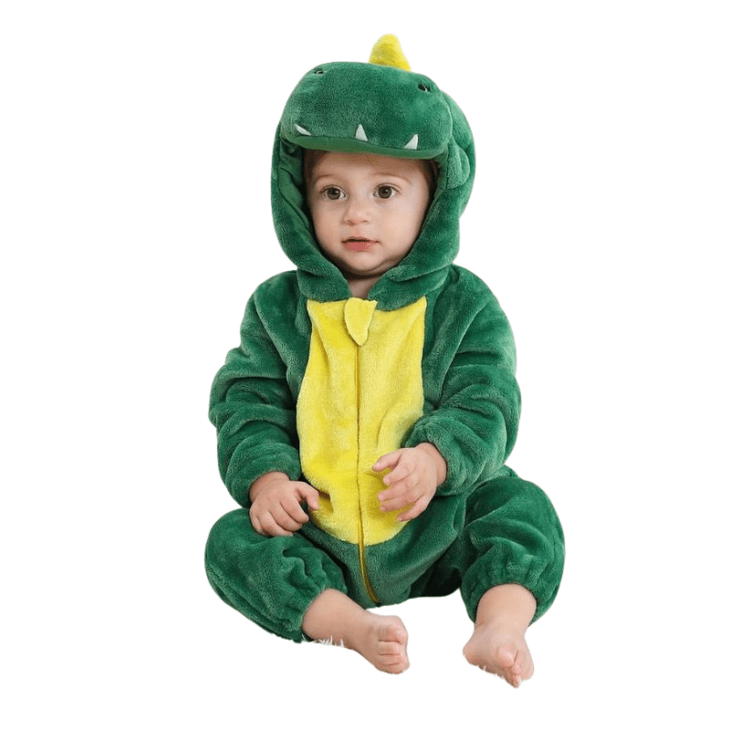 CuddleSprout Animal Baby Overall With Fluffy Comfort And Zipper Access