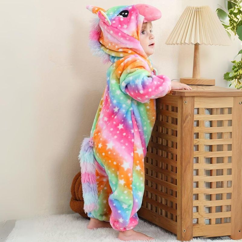 CuddleSprout Animal Baby Overall With Fluffy Comfort And Zipper Access