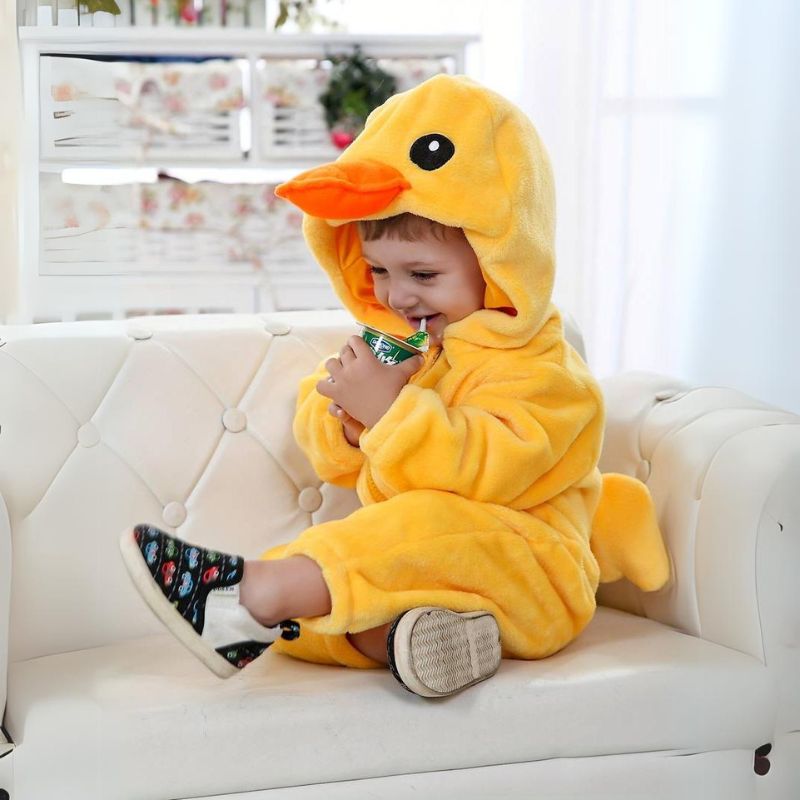 CuddleSprout Animal Baby Overall With Fluffy Comfort And Zipper Access