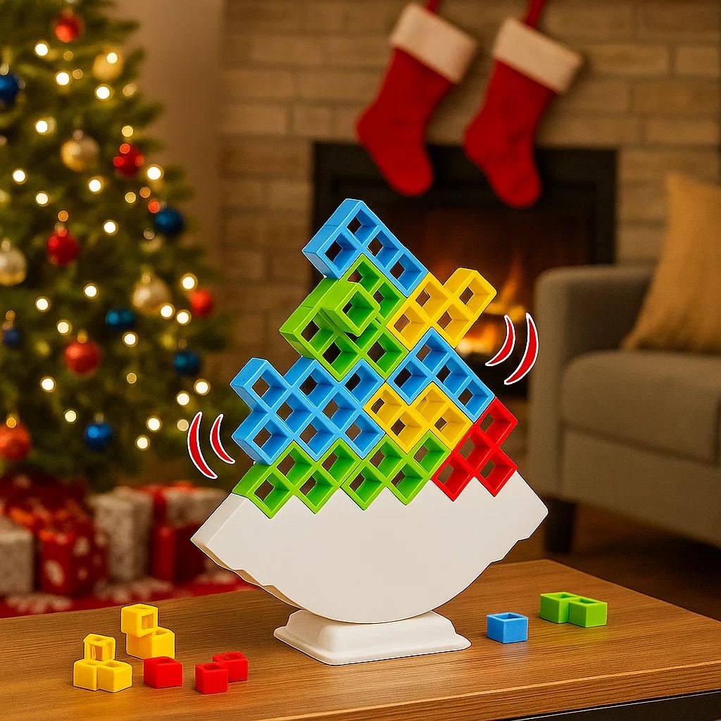 KaleidoStack Barevná vyvažovací skládací hra pro děti i dospělé