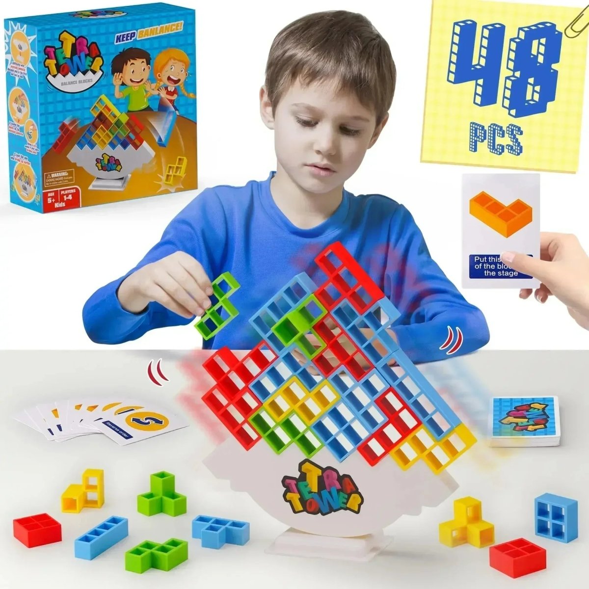 KaleidoStack Barevná vyvažovací skládací hra pro děti i dospělé